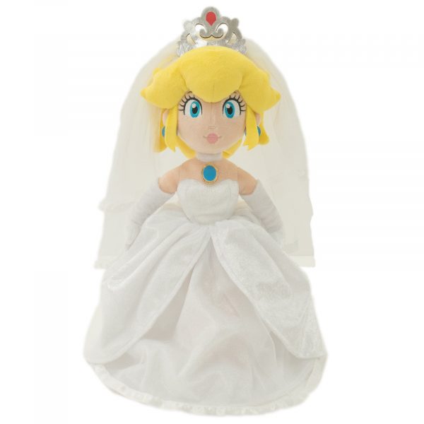 Super Mario Odyssey Peach Wedding Style Plush 14in
