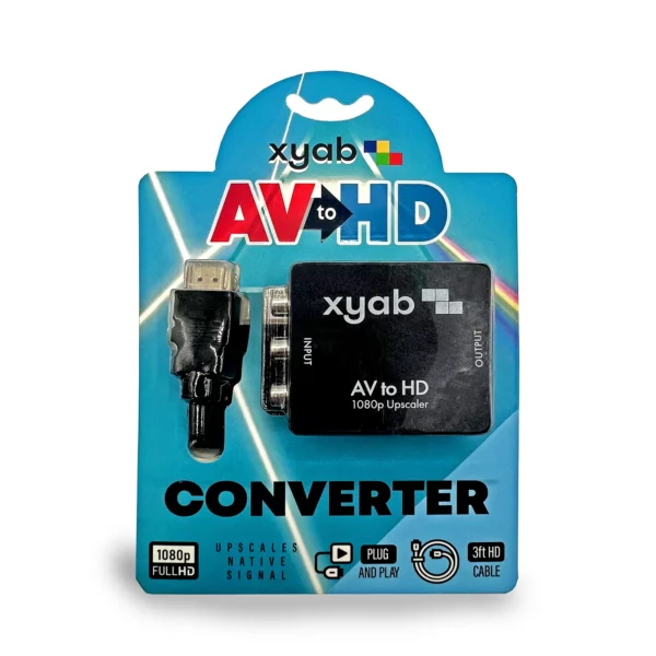 AV to HDMI Converter Box [HDMI Cable Included]