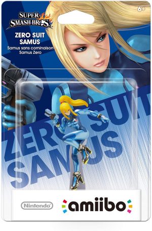 Zero Suit Samus Super Smash Bros Amiibo