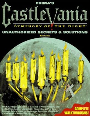 Castlevania Symphony of the Night PS1 Unauthorized Prima Guide