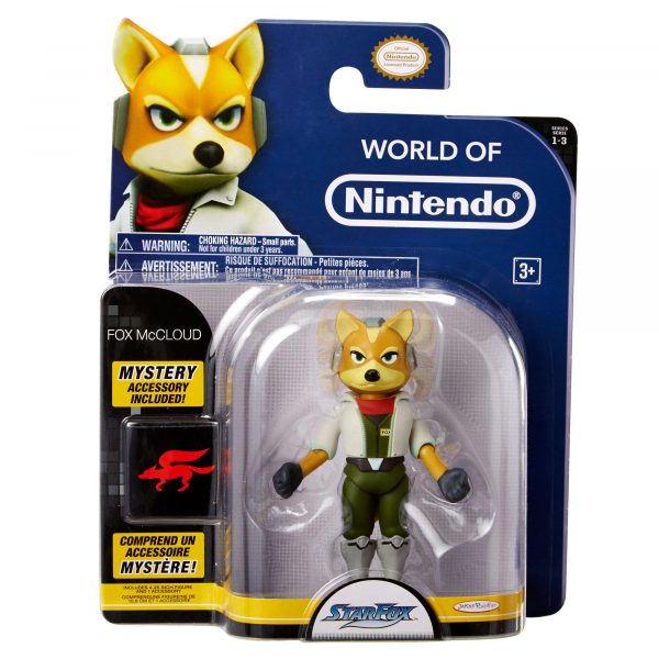 World of Nintendo Fox McCloud 1-3 4in Figure