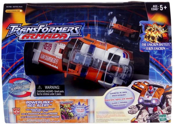 Transformers Armada Red Alert with Longarm Mini-Con Figure [Hasbro, 2002]