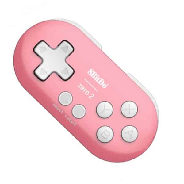 Pink Zero 2 Mini Gamepad Controller [8BitDo] [Switch, Windows, Steam] - Image 2