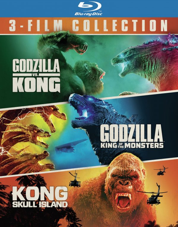 Godzilla / Kong 3 Film Collection Blu Ray