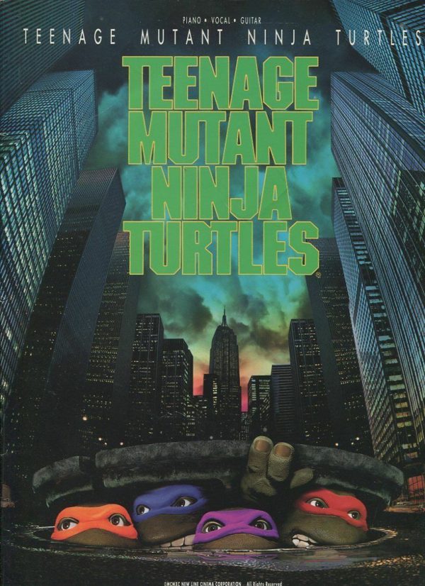 Teenage Mutant Ninja Turtles Piano / Vocal / Guitar 1990 Sheet Music