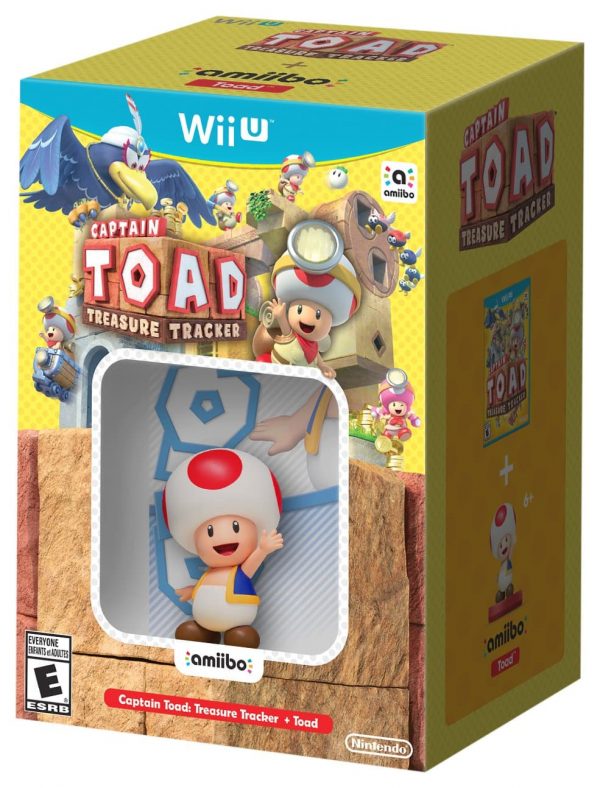 Captain Toad Treasure Tracker + Toad Amiibo [Big Box] [Game & Amiibo Factory Sealed Inside, Big Box is Opened]