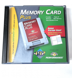 Performance Nintendo 64 Memory Card Storage Case & Memory Card [Includes Single Memory Card]