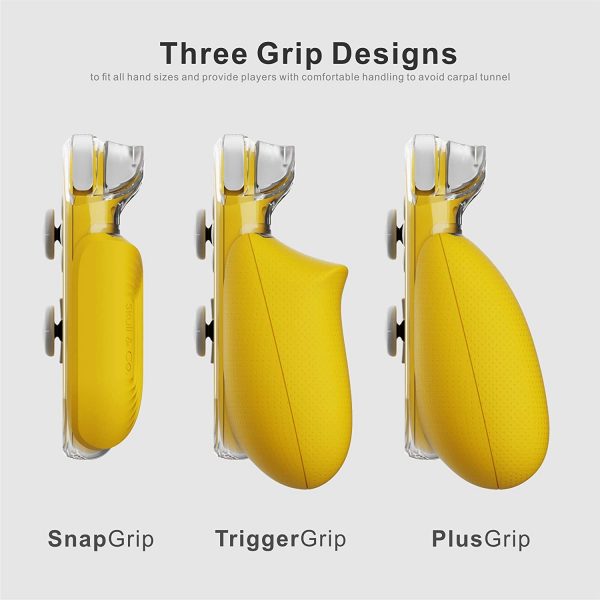 Skull n Co Grip Case with Max Carry Case for Switch Lite [Yellow] - Image 3