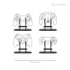 Black Pixel Art Universal Controller Stand - Image 2