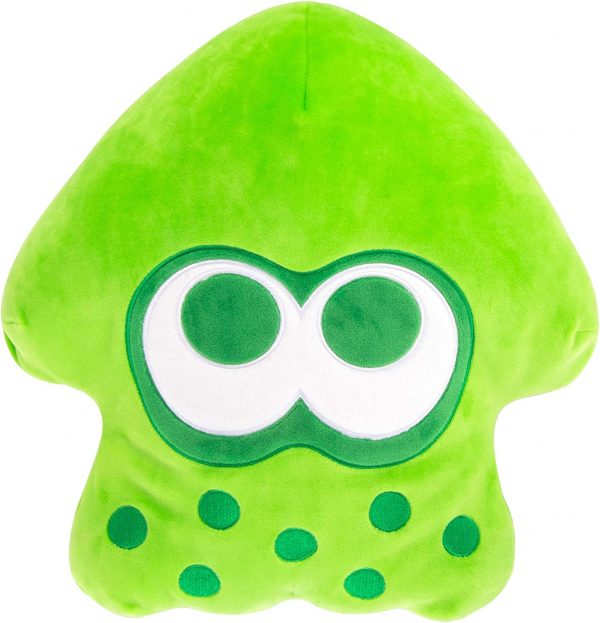 Splatoon Green Squid Club Mocchi-Mocchi Pillow Plush 15in
