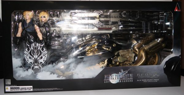 Final Fantasy VII Advent Children No. 10 Cloud Strife & Fenrir Play Arts Action Figure - Image 2