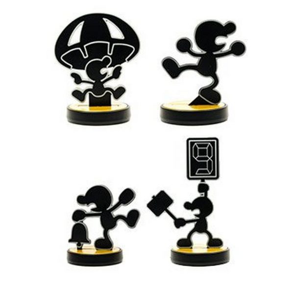 Mr Game & Watch Amiibo [Full Set]
