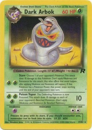 Dark Arbok - Team Rocket [19/82] Non Holo
