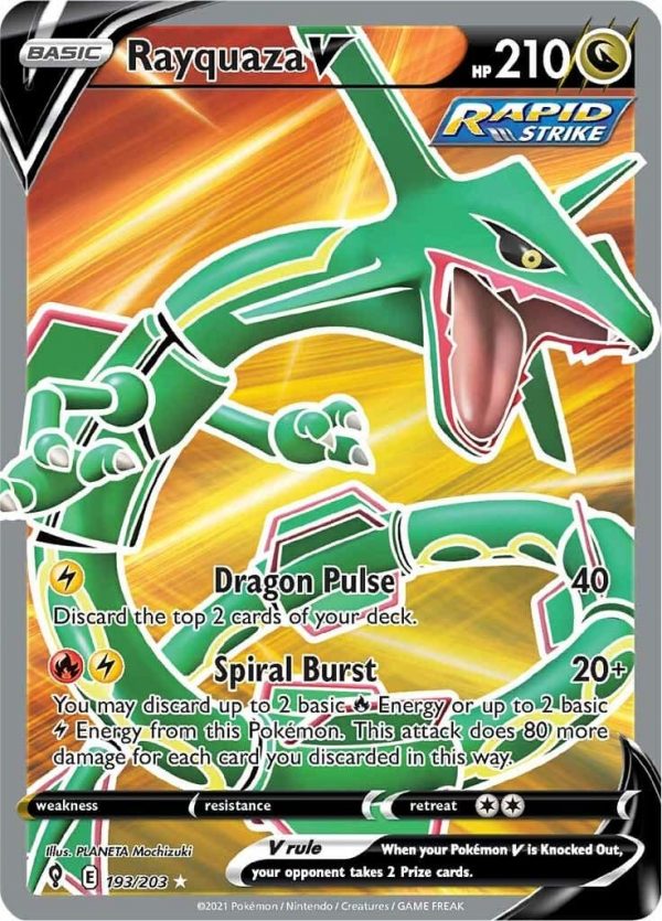 Rayquaza V - Evolving Skies [193/203] Full Art