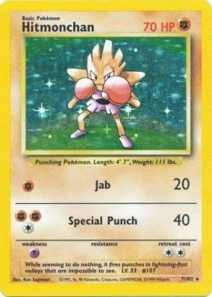 Hitmonchan - Base Set [7/102] Holo