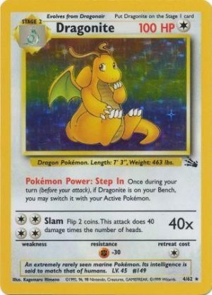 Dragonite - Fossil [4/62] Holo
