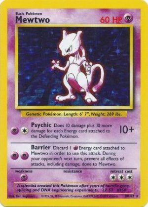 Mewtwo - Base Set [10/102] Holo