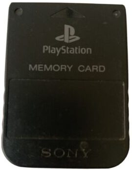 Black Sony Playstation SPCH-1020 Memory Card [OEM]