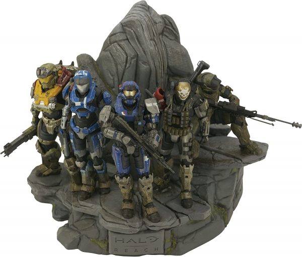 Microsoft Halo Reach Noble Team Legendary Limited Edition Statue [Far Right Missing Left Hand and Gun]