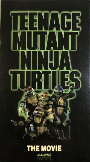 Teenage Mutant Ninja Turtles Original Movie VHS