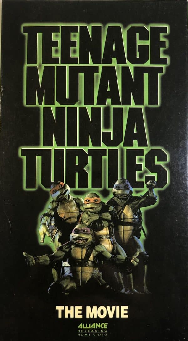 Teenage Mutant Ninja Turtles Original Movie VHS