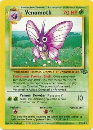 Venomoth - Jungle [29/64] Non Holo
