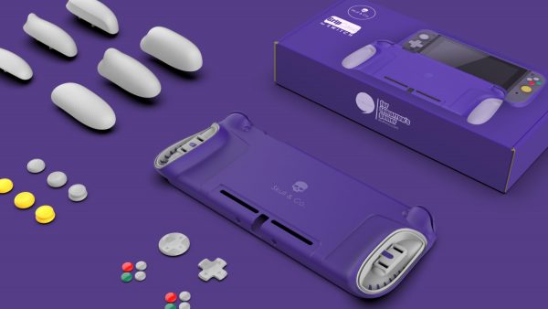 Limited Indigo Gamecube Theme Skull n Co Grip Case for Nintendo Switch [Does not fit OLED or Switch Lite] - Image 2