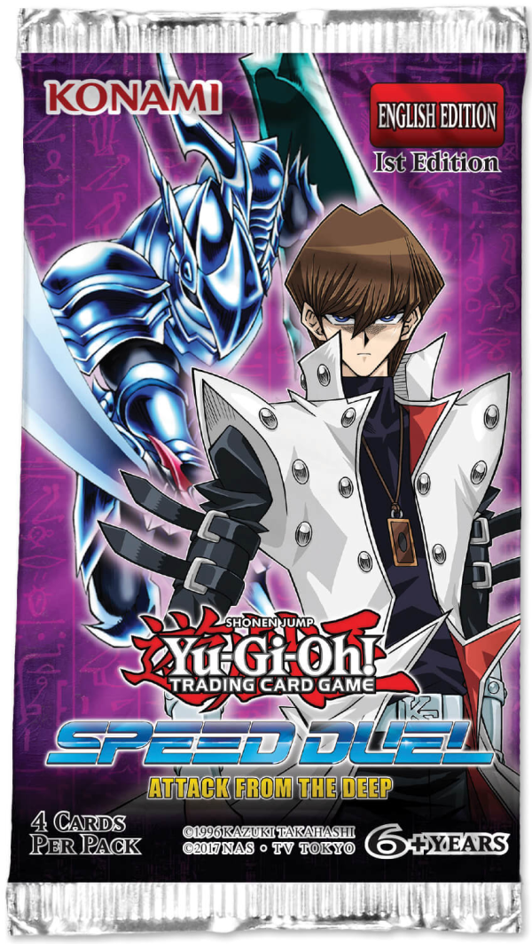 Yu-Gi-Oh! Speed Duel Attack From the Deep 1st Edition Booster Pack