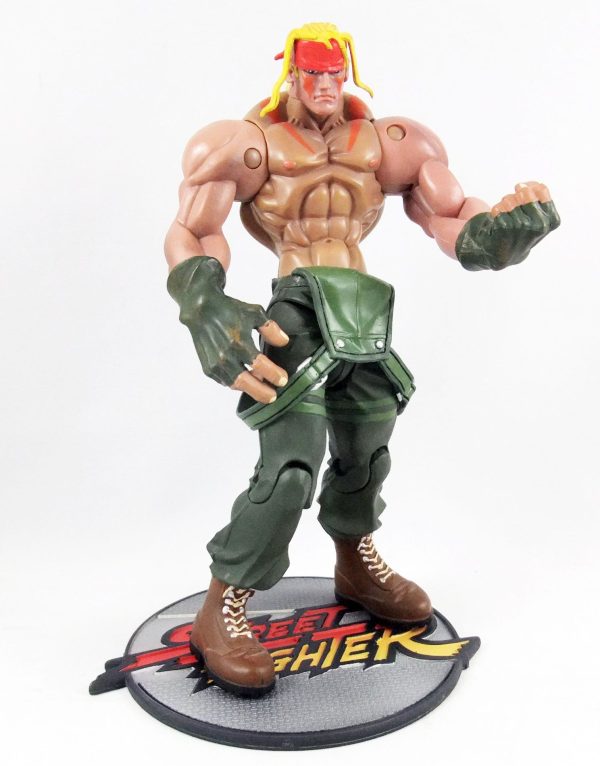 Street Fighter Alex Poseable Figure Double Jump Video Games