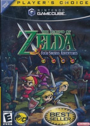 Legend of Zelda Four Swords Adventures Best Seller Plyers Choice for Nintendo Gamecube