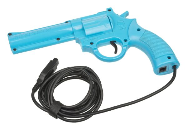 Blue Justifier Lethal Enforcers Konami Light Gun for Sega Genesis [Game Not Included]
