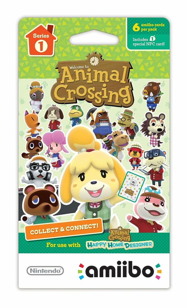 Animal Crossing Series 1 Amiibo Card 6-Card Booster Pack