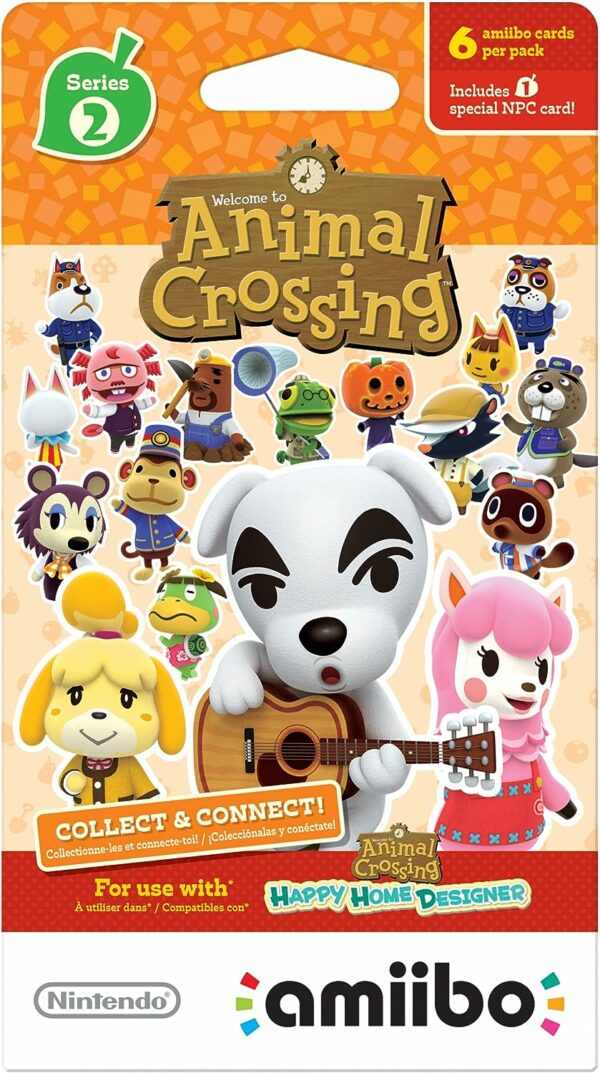 Animal Crossing Series 2 Amiibo Card 6-Card Booster Pack