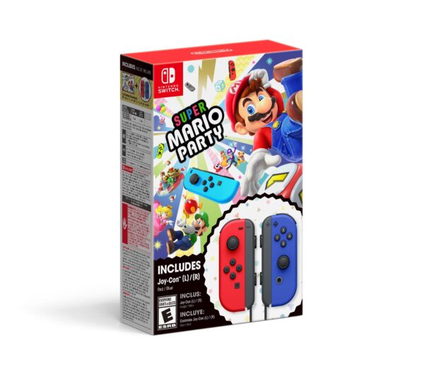 Super Mario Party Red and Blue Joy Con Bundle [Factory Sealed]