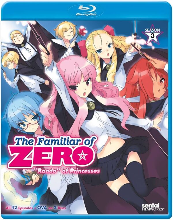 The Familiar of Zero Rondo of Princesses Season 3 + OVA Blu-Ray