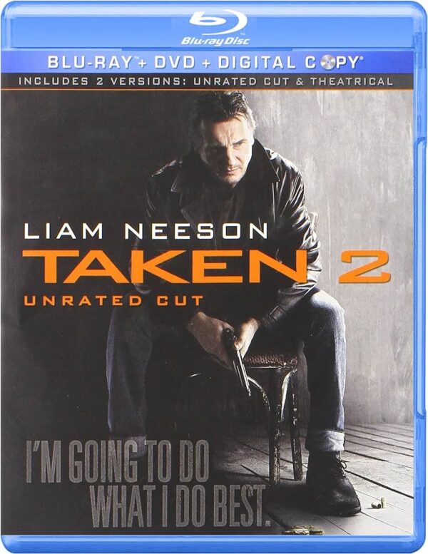 Taken 2 Unrated & Uncut Theatrical Blu Ray + DVD
