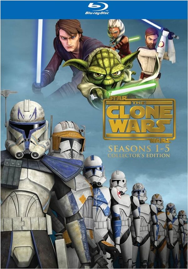 Star Wars the Clone Wars Seasons 1 - 5 Collector's Edition Blu-Ray Set