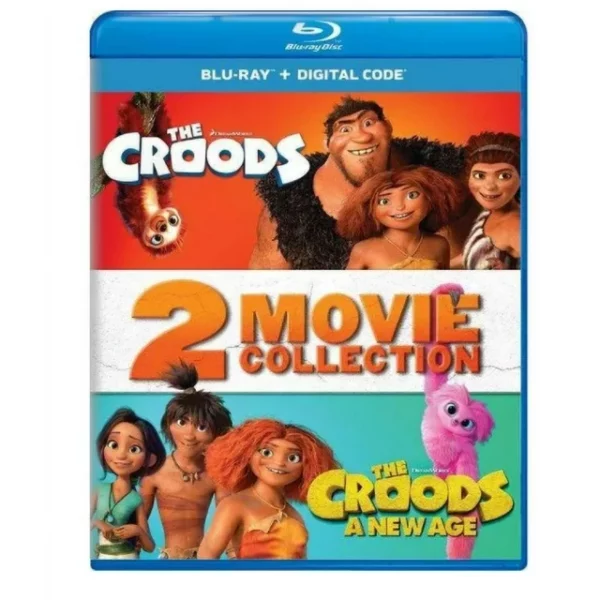 The Croods 2-Movie Collection Blu Ray Set