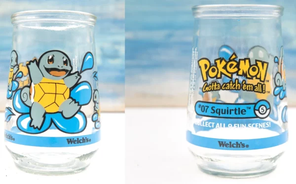 Welchs Pokemon Glass Jar - Squirtle