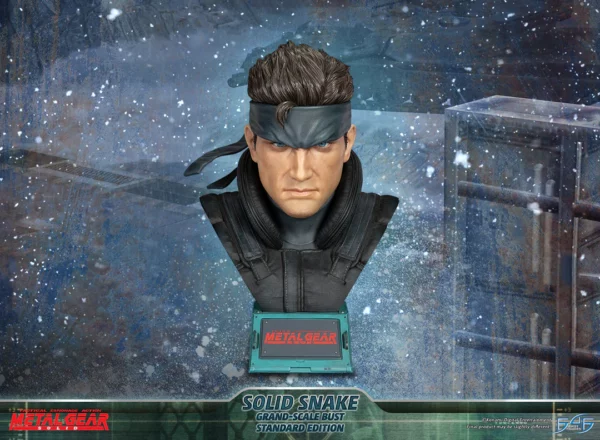 Solid Snake Metal Gear Solid Grand Scale Bust First 4 Figures Resin Statue [Standard Edition]