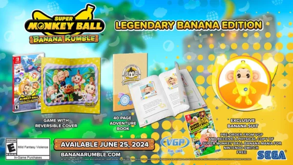 Super Monkey Ball Banana Rumble Legendary Banana Edition [Factory Sealed]