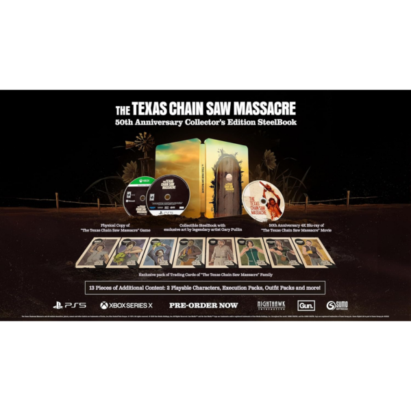 Texas Chain Saw Massacre 50th Anniversary Collectors Edition Steelbook [Factory Sealed]