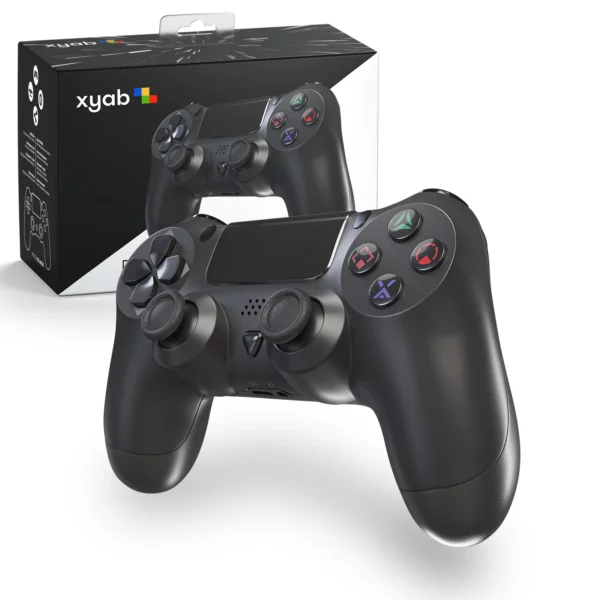 Pitch Black Sony Playstation 4 PS4 Wireless Controller [XYAB]