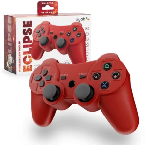 Red 3rd Party Wireless Sony Playstation 3 Controller